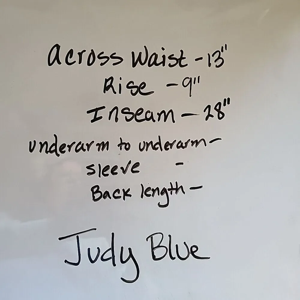 Judy Blue Relaxed Fit Jeans‎ 26 Blue Medium Wash Speckled Mid Rise Ankle Denim - Picture 9 of 9